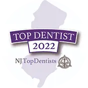 New Jersey Top Dentist Badge 2022